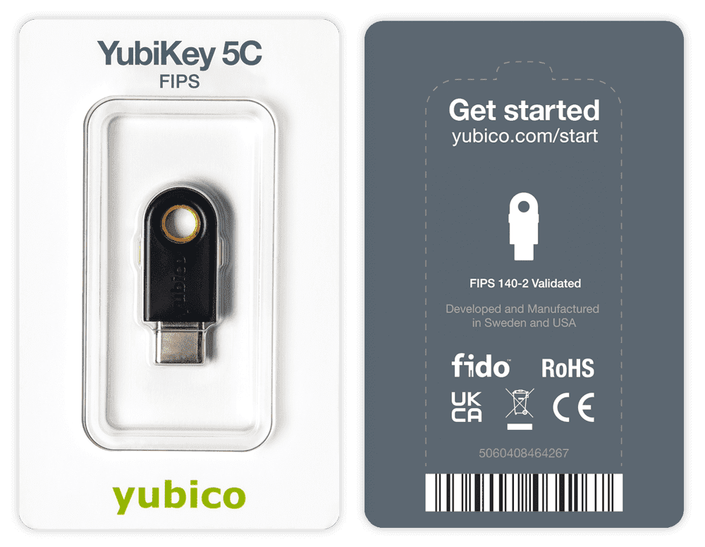YubiKey 5C FIPS Package